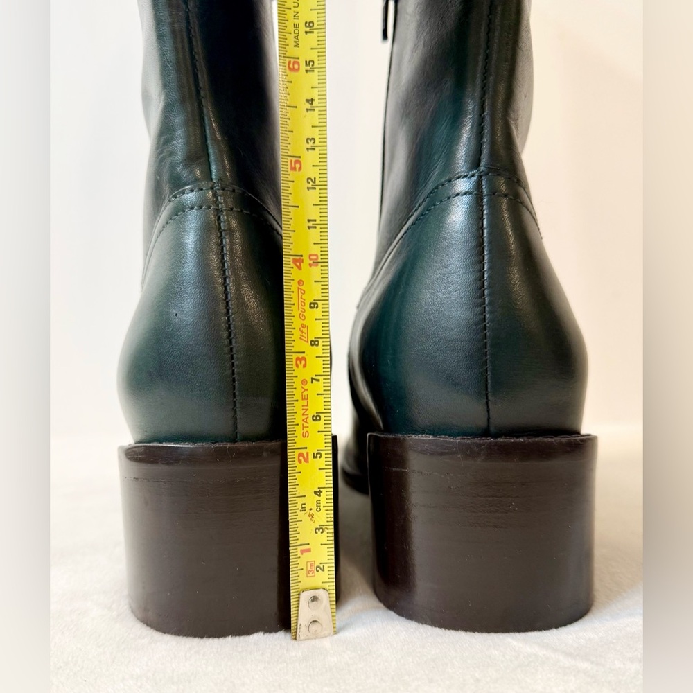 NWT Anthropologie Seychelles Sand In My Boots Dark Emerald Size 8.5 - Picture 11 of 16